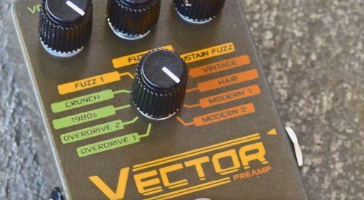 Subdecay Vector Preamp Pedal Front Close