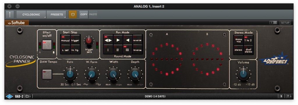 UAD Cyclosonic GUI