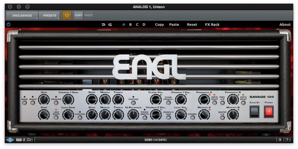 UAD ENGL SAVAGE GUI