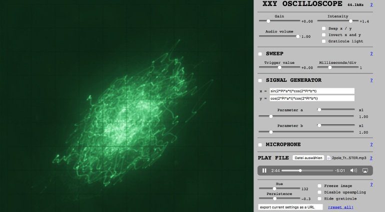 XXY Oscilloscope - das kostenlose Messgerät im Browser