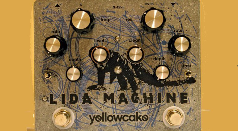 Yellowcake Lida Machine VCF pedal for guitar