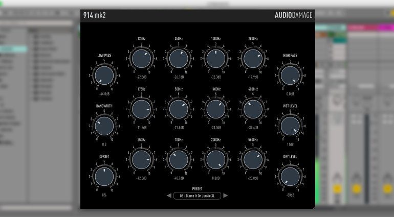 Audio Damage 914 mk2 - die Filterbank für Filmmusiker