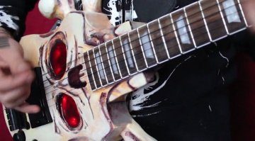 Devil Sons Skull and Crossbones guitars