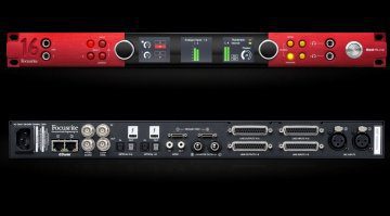 Focusrite Red 16Line Thunderbolt Dante Interface Front Back