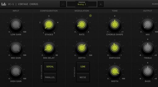 Numerical Audio VC-1 - Multistage iOS Chorus