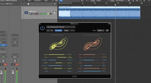 Sinevibes Drift - kostenlose Lorenz-Chaos-Modulationen für den Mac