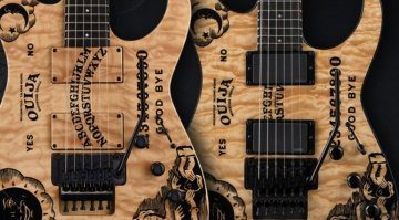 ESP-and-LTD-Kirk-Hammett-limited-edition-quilted-maple-Ouija-Board-