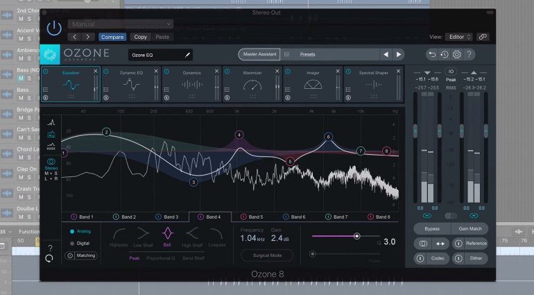 iZotope Ozone 8 GUI