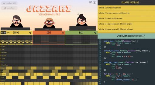 Jazzari - Javascript als kostenloses Kompositionswerkzeug