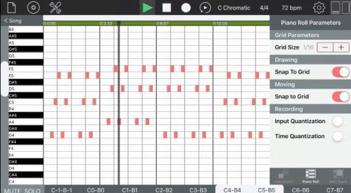 Rodrigo Roman Castro sequencism - kostenloser Sequencer für das iPad