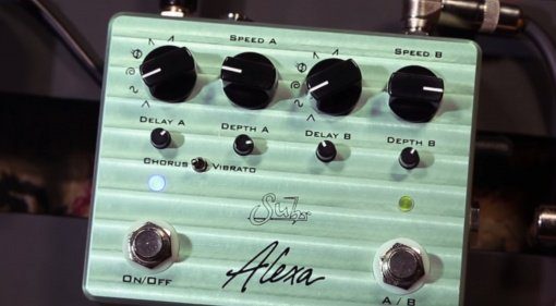 Suhr Alexa Chorus Vibrato Effekt Pedal Front