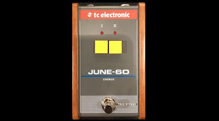 TC Electronic June-60 Chrous Effekt Pedal Front
