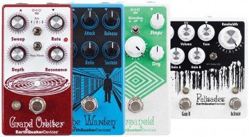 Earthquaker Devices Arpanoid Grand Orbiter The Warden Palisades Pedals Udpate Teaser