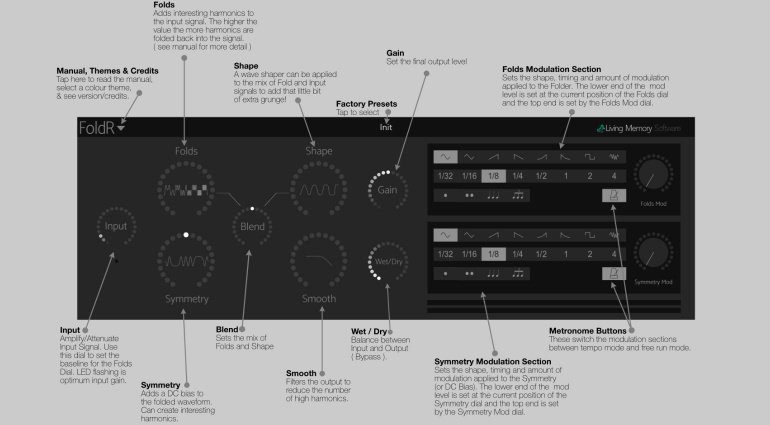 Living Memory Software FoldR - Wave Folding für iOS