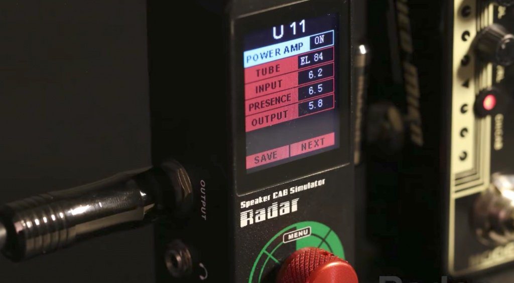 Mooer Radar Speaker Cab Simulator Pedal
