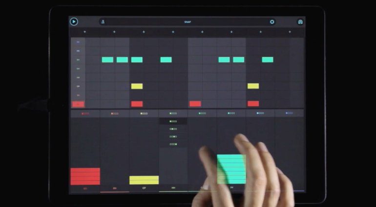Reactable Snap - kostenlose Drum Machine für iOS und Android