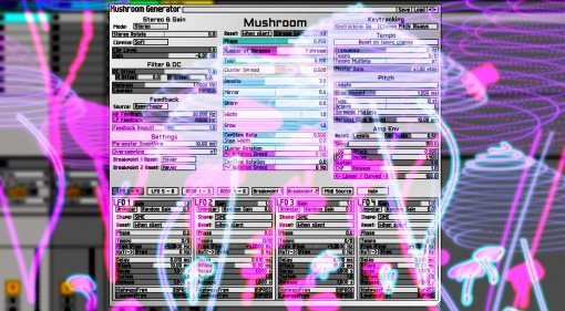 Soundemote Mushroom Generator - dann lasst mal Pilze tanzen!