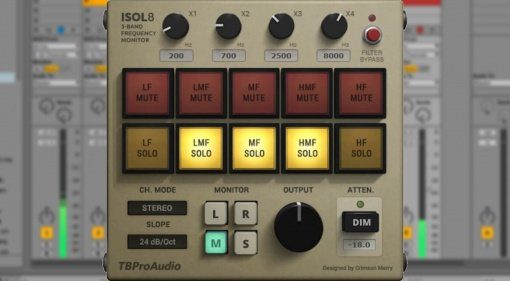 TBProAudio Isol8 für ein besseres Monitoring via Plug-in