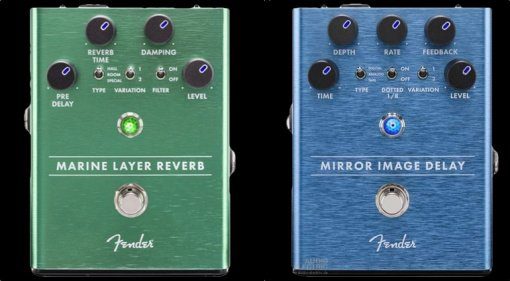 Fender Marine Layer Reverb Mirror Image Delay Pedale Leak Gearnews NAMM 2018