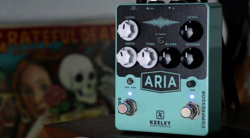 Keeley Aria Compressor Overdrive PEdal Front