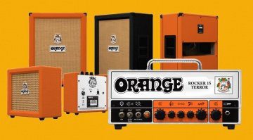 Orange-NAMM-2018-Rocker-15-Terror-amp-head-Orange-Crush-and-PPC212-slant-cab