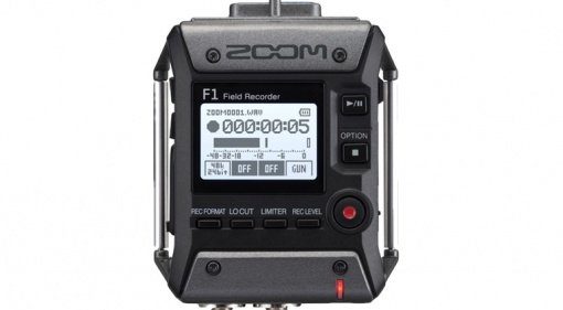 Zoom F1 Field Recorder Front