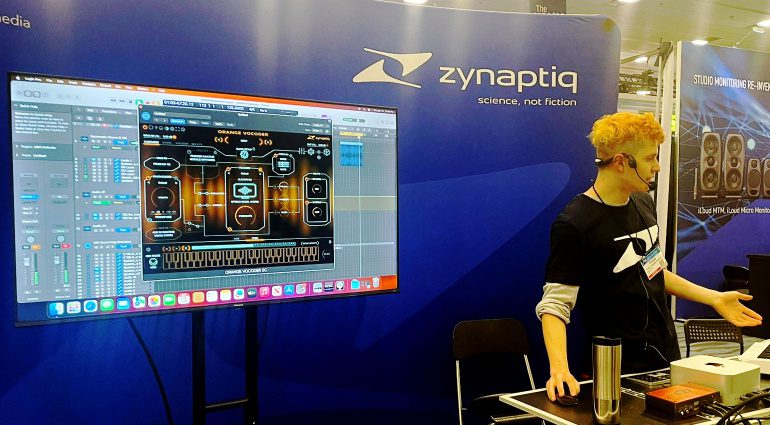 Zynaptiq zeigt auf der NAMM 2023 endlich die finale Version von Orange Vocoder IV