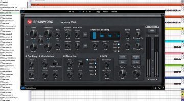 Brainworx bx_delay 2500 PLug-in GUI Ableton Live