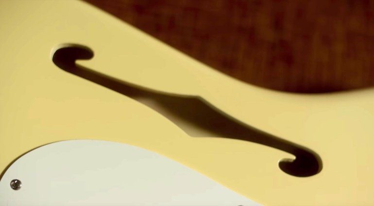 Fender Eric Johnson Signature Stratocaster Thinline F-Hole Front Teaser