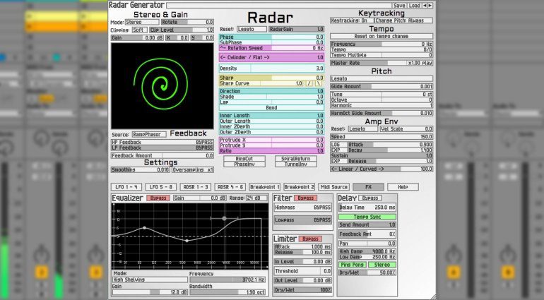 Experimentelle Sounds aus der Ferne - Soundemote Radar Generator