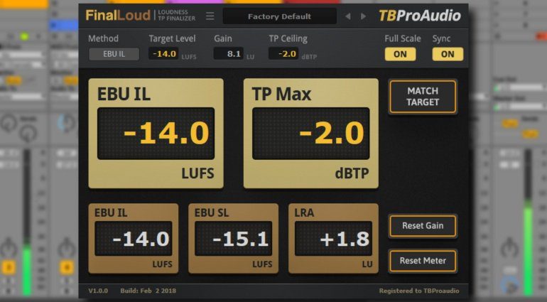 So geht laut richtig - TBProAudio FinalLoud