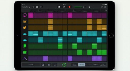 Apple GarageBand iOS steuert Musik mit eurem Gesicht