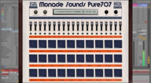 Monade Sounds Pure707 - eine Roland TR-707 im Rechner