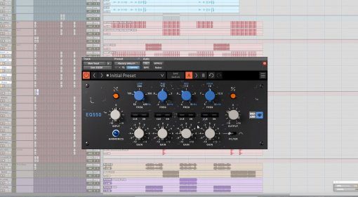 OVerloud EQ550 Plug-in Pro Tools GUI