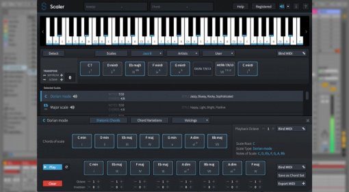 Plugin Boutique Scaler - ein Plug-in mit dem ihr tonal immer richtig spielt