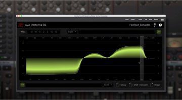 Harrison MIxbus AVA Mastering EQ Plug-in GUI