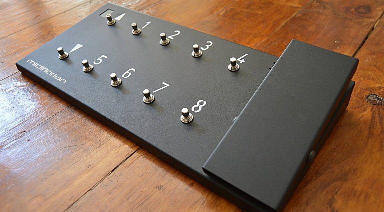 midiflorian midi foot controller front