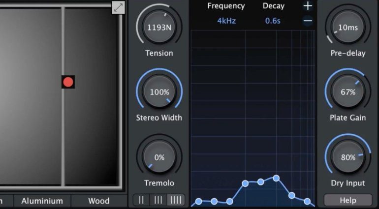 PA1 Dynamic Plate Reverb - ein Plattenhall zum Selbstgestalten