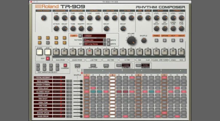 Roland-TR909 Plugin