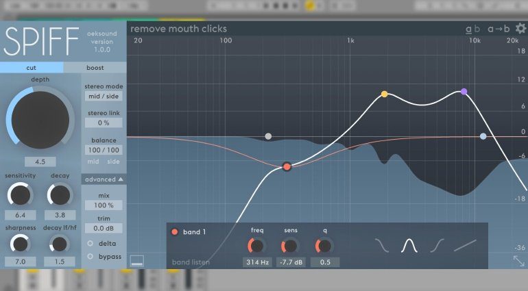 Oeksound Spiff - der adaptive Transienten Prozessor