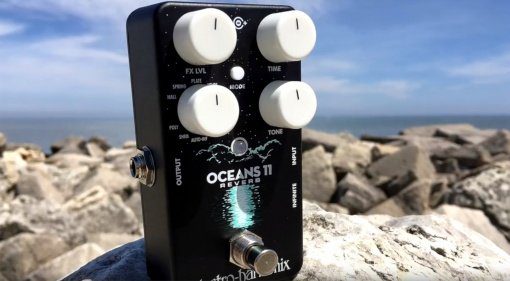 Electro Harmonix Oceans 11 Reverb Pedal Effekt Hall EHX