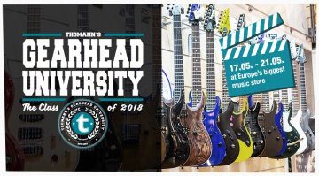 Gearhead University Thomann Youtuber PLakat