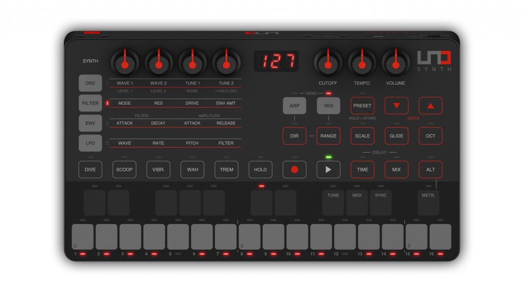 IK Multimedia UNO Synthesizer Top