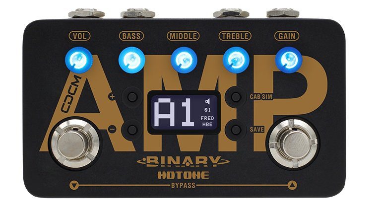 Hotone Binary Amp Front Pedal