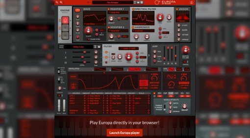 Propellerhead Reason Europa als vollwertiger Web-Synthesizer