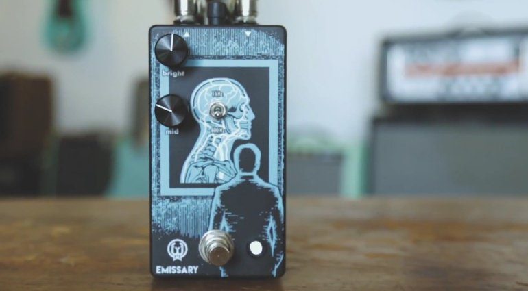 Walrus Audio Emissary Parallel Boost Effekt Pedal Front