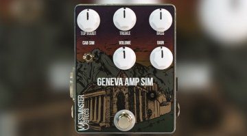 Westminster Effects Geneva Amp Sim AC30 Top Boost Effekt Pedal