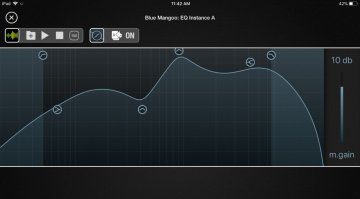 Blue Mangoo Parametric Equalizer für iOS