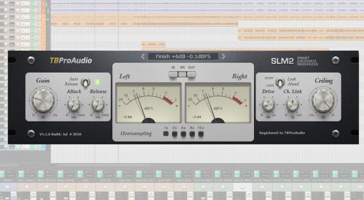 TBProAudio SLM2 Maximizer Plug-in GUI