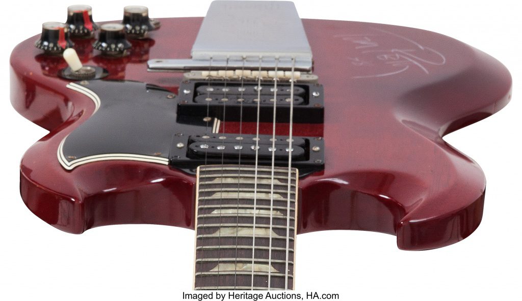 Tom Petty Gibson SG Cherry Red 3